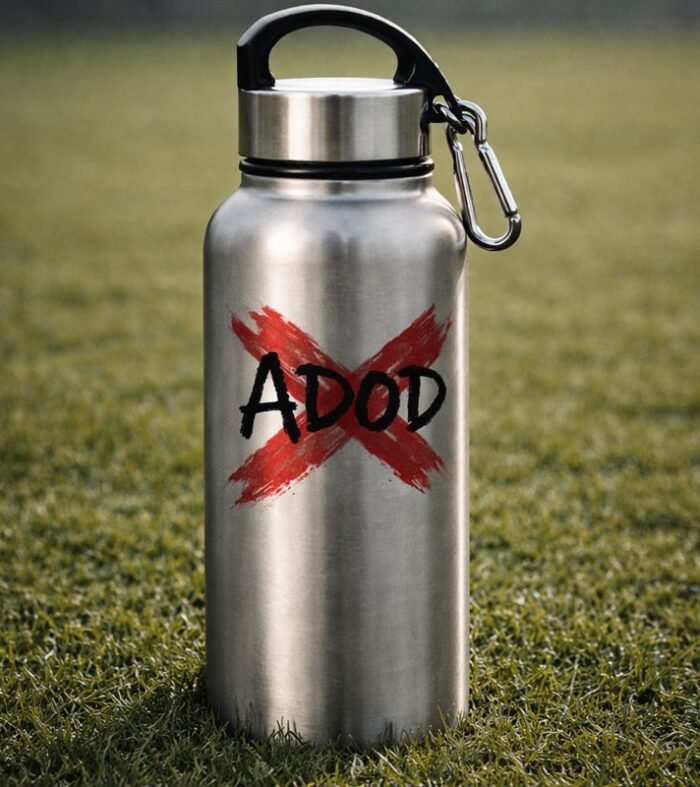"ADOD" Brushed Stainless Steel Sports Water Bottle